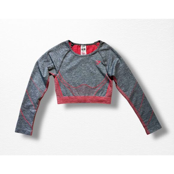 Gymshark Hyper Amplify Long Sleeved Crop Top, Size S - Picture 7 of 7